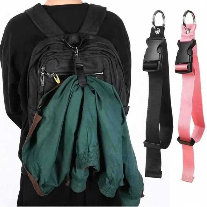 Travel Luggage Attachment Strap — Portable Add-A-Bag Buckle Belt