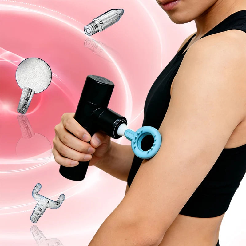 Silicone Massage Gun Head Attachments — Replaceable Muscle Relief Tips