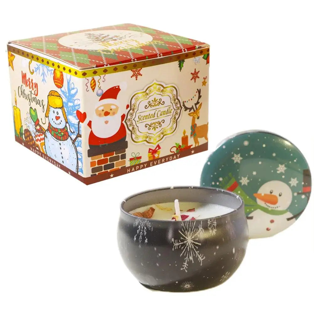 Christmas Scented Belly Jar Candle — Festive Aromatherapy Gift