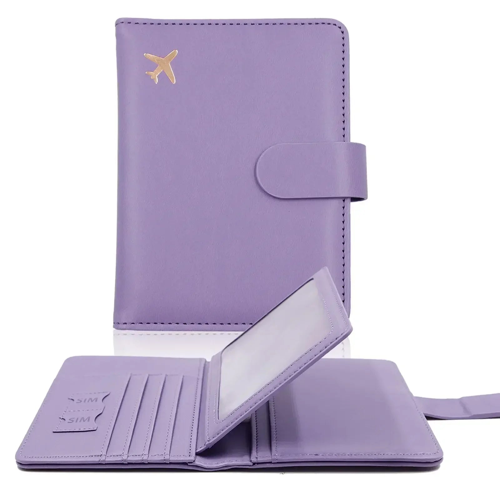 dawndesslo PU Leather Passport Cover — Travel Wallet & Card Holder