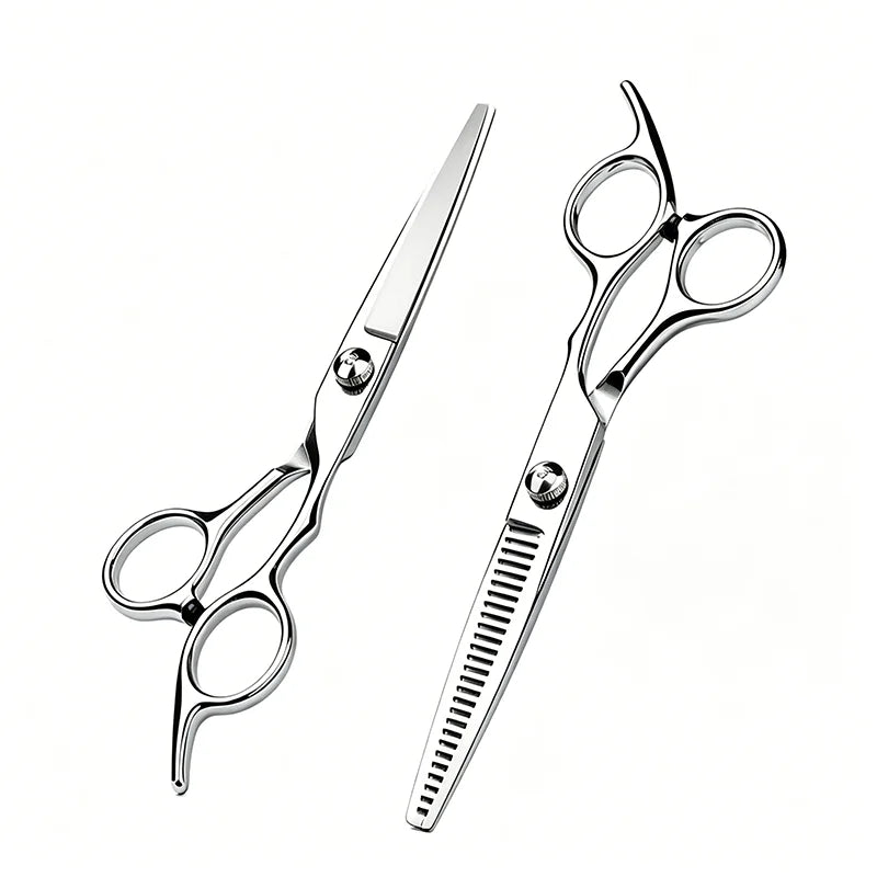Professional Hairdressing Scissors Set — Precision Cutting and Thinning Tools