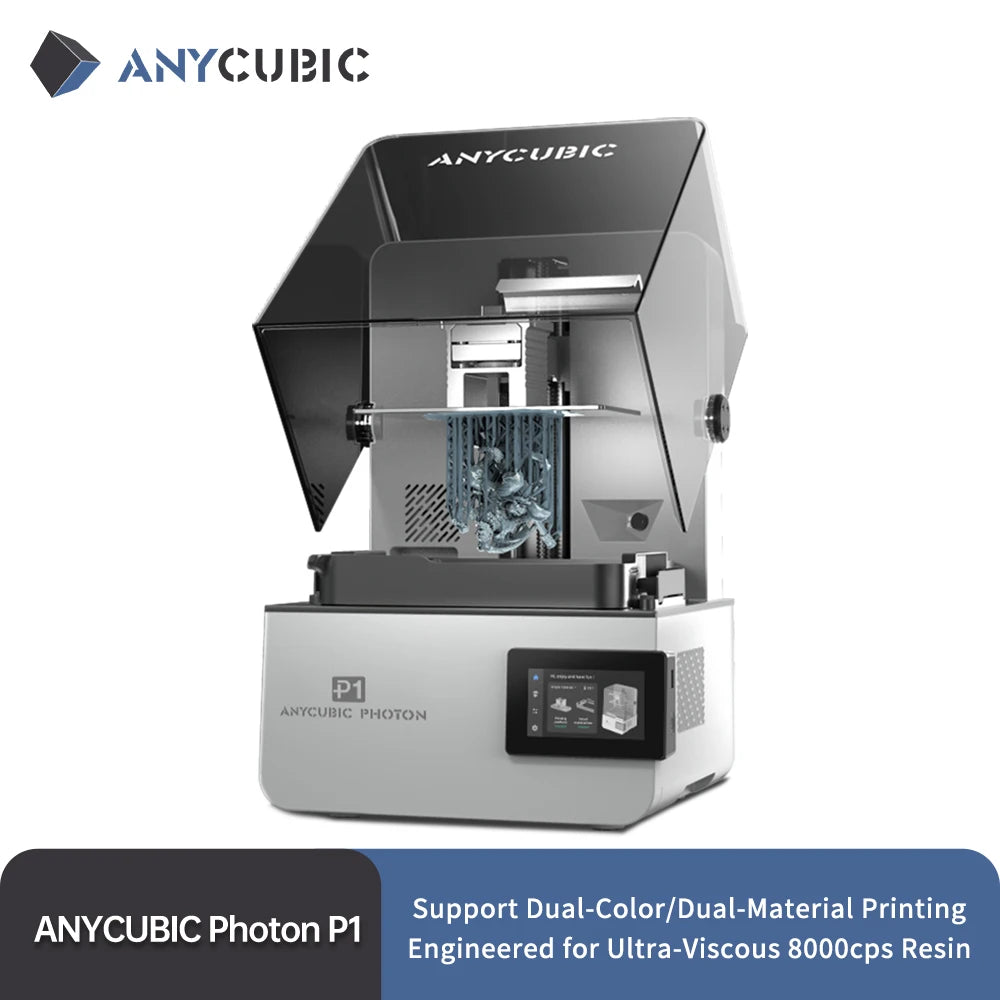 ANYCUBIC Photon P1 14K LCD 3D Printer — High Precision Dual-Color Printing