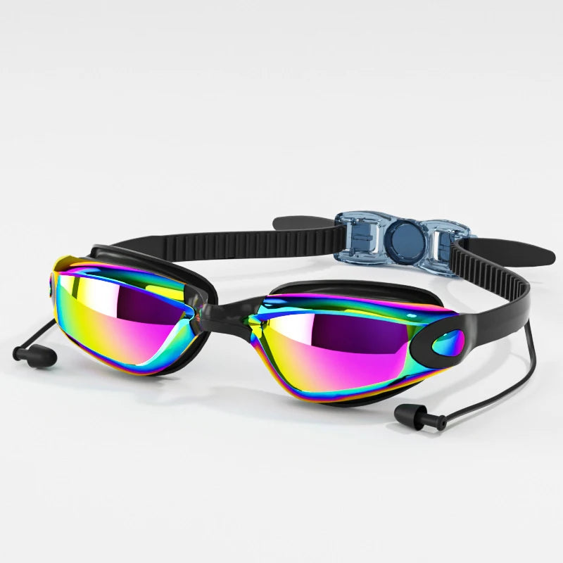 Professional Anti-Fog Swimming Goggles — Waterproof HD Vision Eyewear