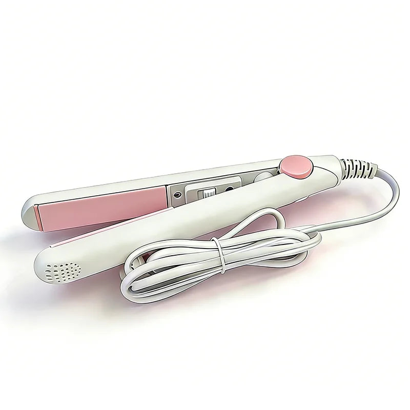 oumonoka Mini Ceramic Hair Straightener — Portable Styling Tool for Travel