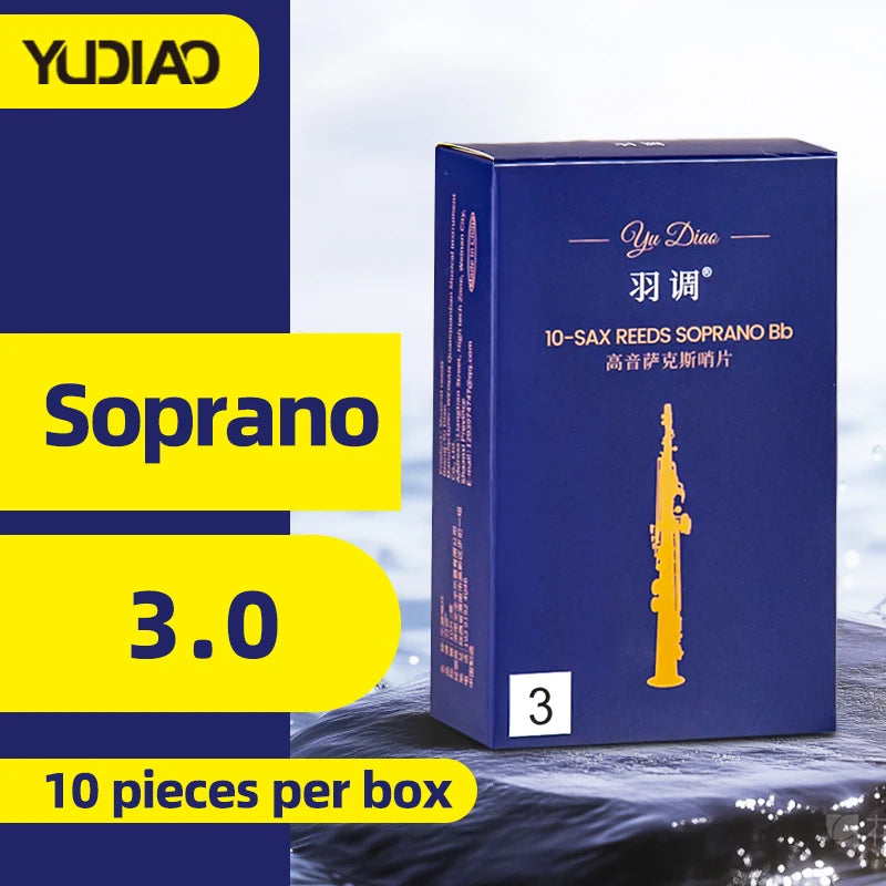Saxophone Reeds — Natural Air-Dried Wood for Alto, Tenor, and Soprano