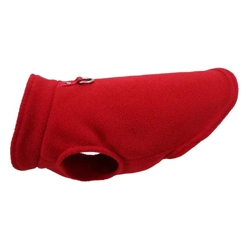 Warm Fleece Pet Vest — Thermal Dog Jacket for Small Breeds