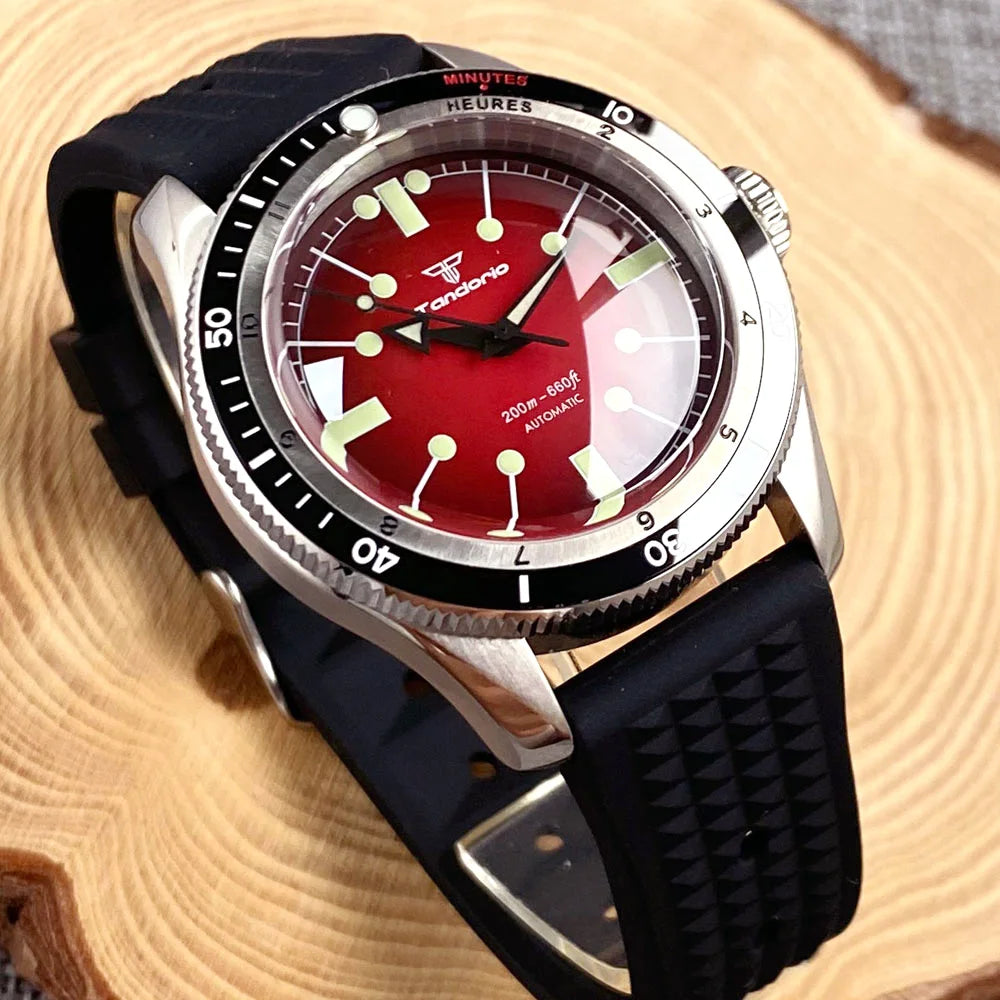 Tandorio Automatic Dive Watch — 40mm Mechanical Men's Diver