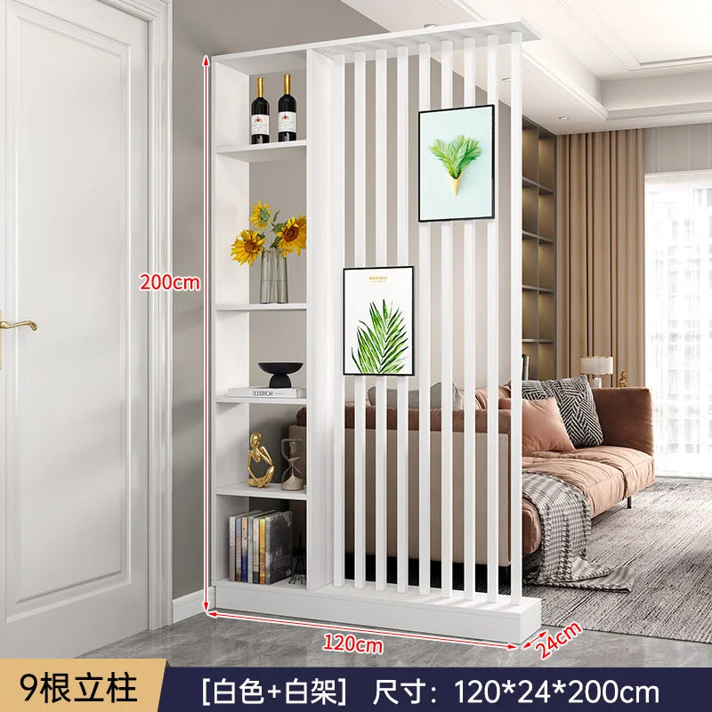 Modern Simple Room Divider — Elegant Wood Entrance Screen & Partition