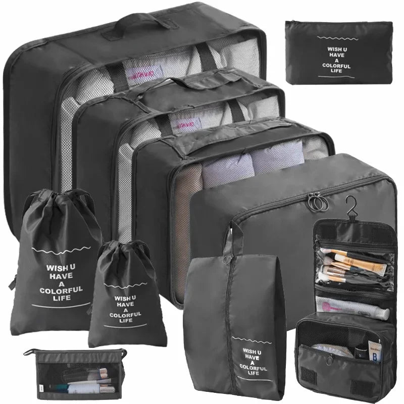Travel Packing Cube Set — Luggage Organizer Bags for Suitcases