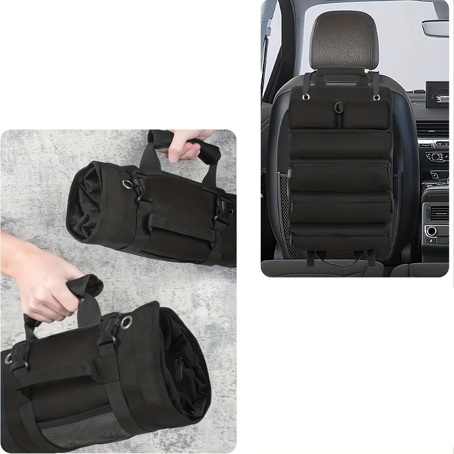 NIUXIANG Tool Bag Organizer — Heavy Duty Roll Up Design with Detachable Pouches