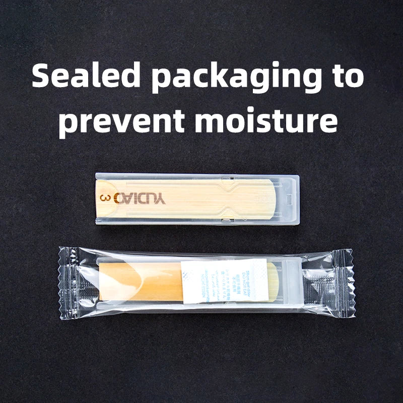 Saxophone Reeds — Natural Air-Dried Wood for Alto, Tenor, and Soprano
