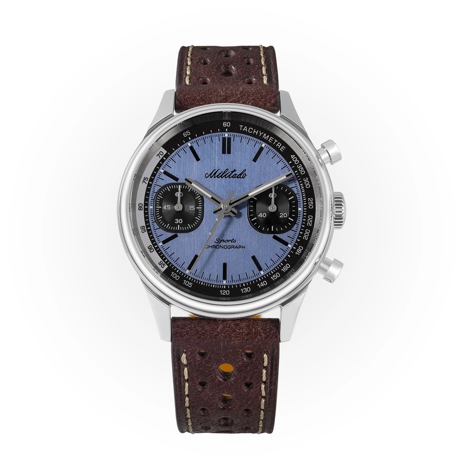 militado ML23 Quartz Chronograph Watch — Stainless Steel & Sapphire Crystal