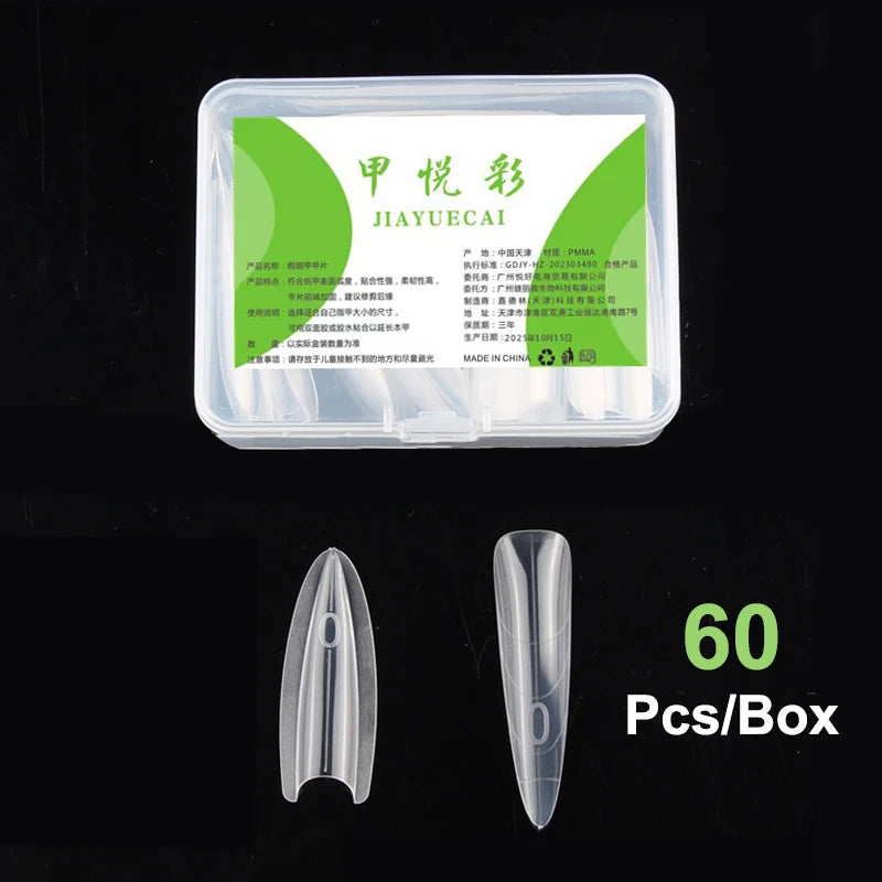 Sandwich Dual Nail Forms — 60pc Set for Quick 3D Extensions