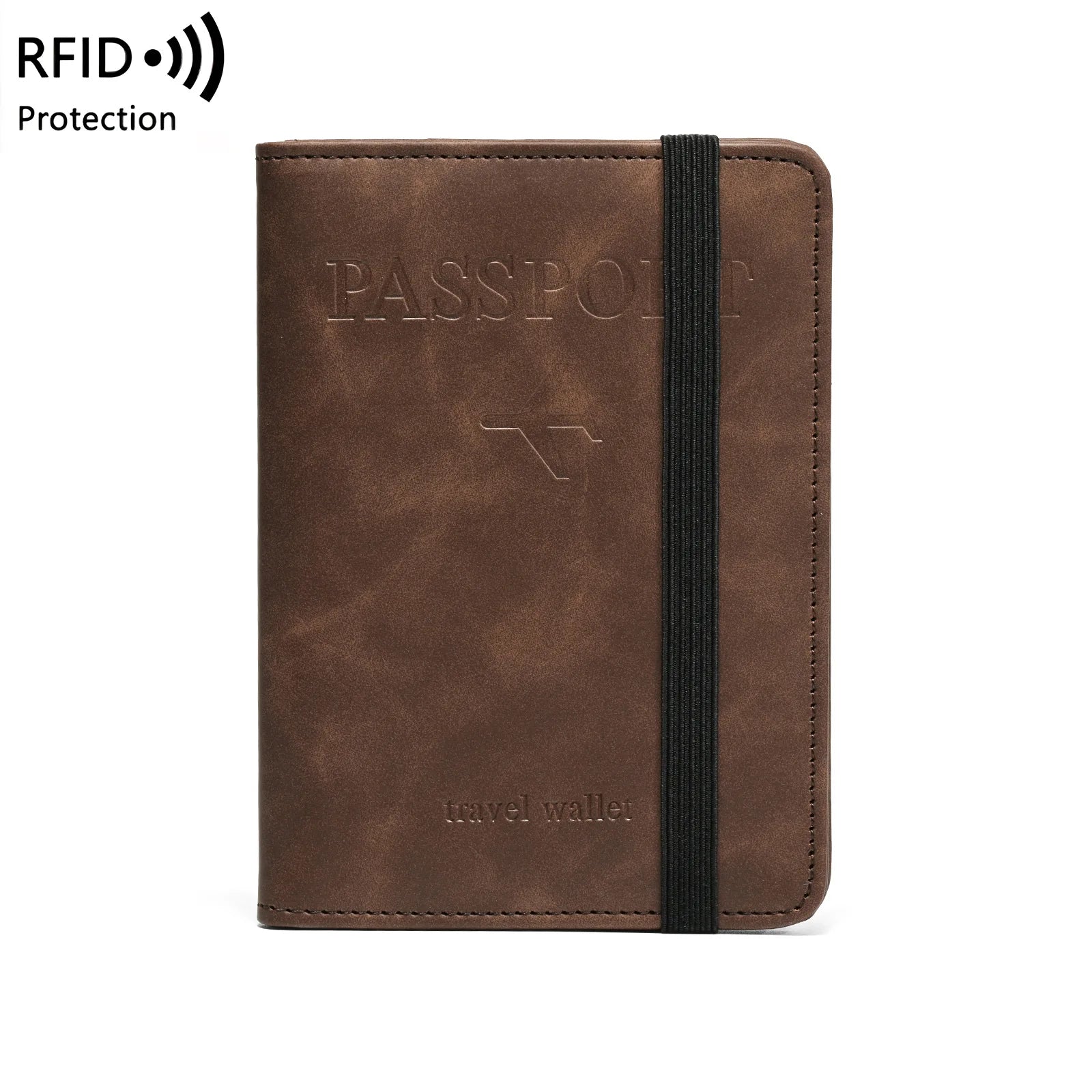 PU Leather Passport Cover — Multifunctional Travel Document Organizer