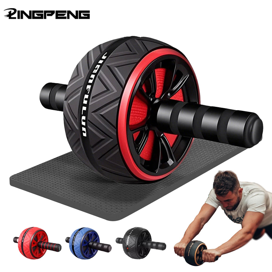 LINGPENG Abdominal Roller — Non-Slip Strength Training Wheel for Home Gym