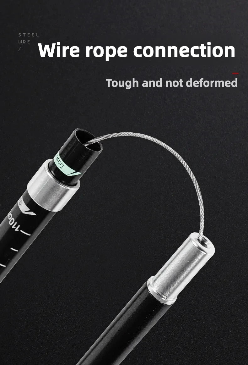 Aluminum Alloy Folding Hiking Stick — Lightweight Retractable Walking Pole