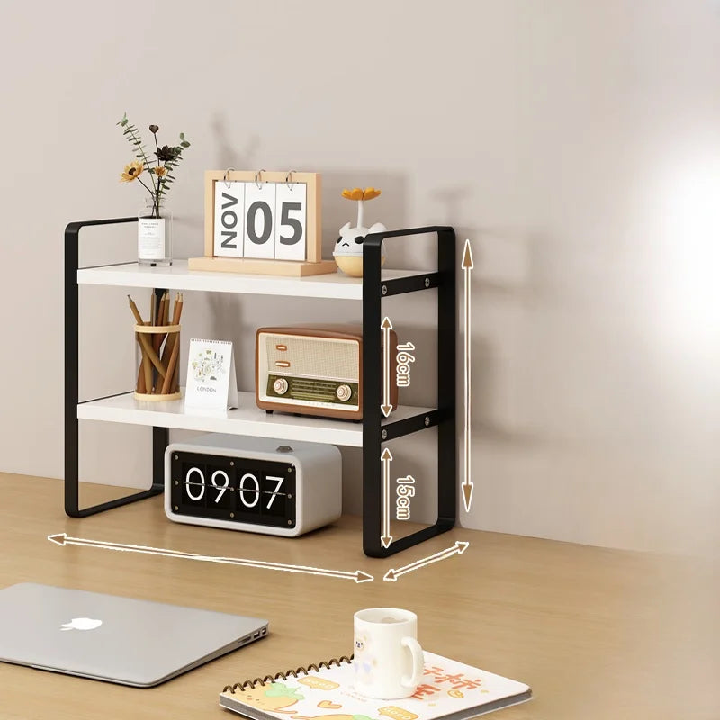 Multi-Layer Desk Organizer Rack — Versatile Desktop Storage Shelf