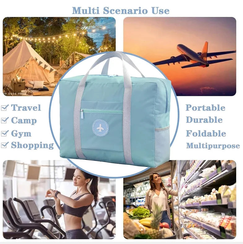 Travel Duffel Bag — Waterproof Foldable