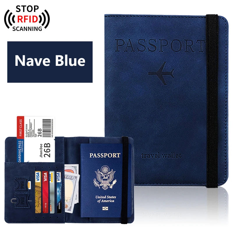 halilulu Passport Holder — RFID Blocking Travel Wallet & Organizer