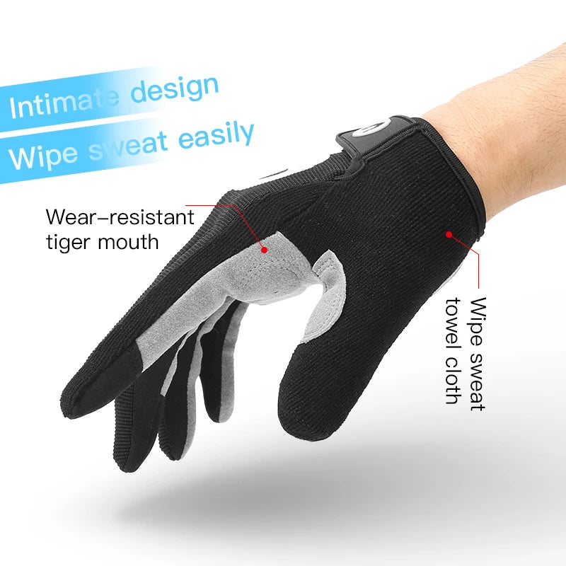 Kyncilor Sports Cycling Gloves — Breathable Non-Slip Full Finger Mitts