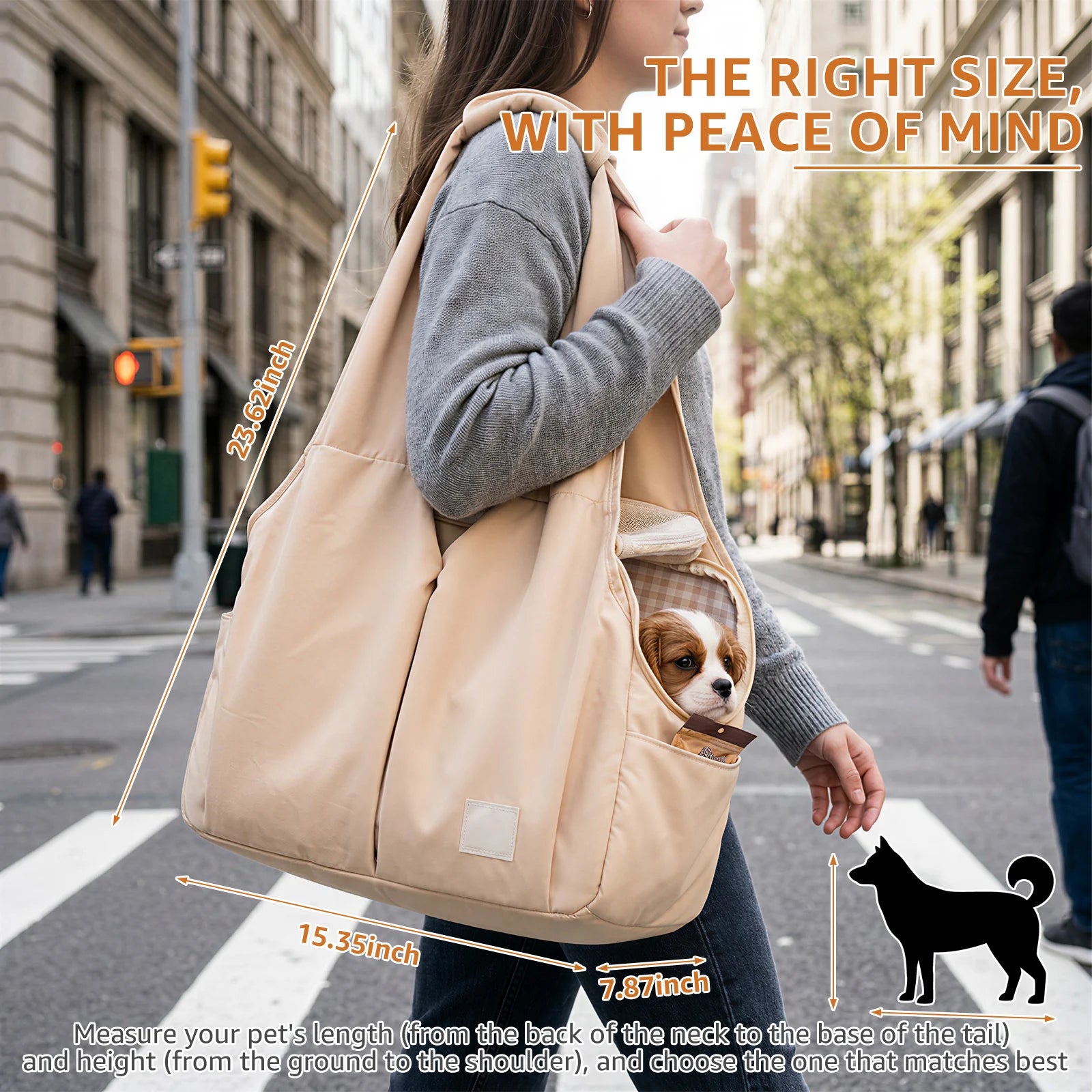 Portable Pet Carrier Tote Bag — Breathable Travel Handbag with Safety Lead