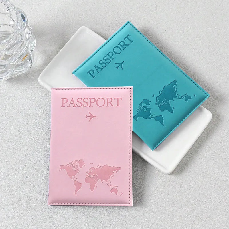 cosyde PU Leather Passport Cover — Travel Document Organizer & Card Holder