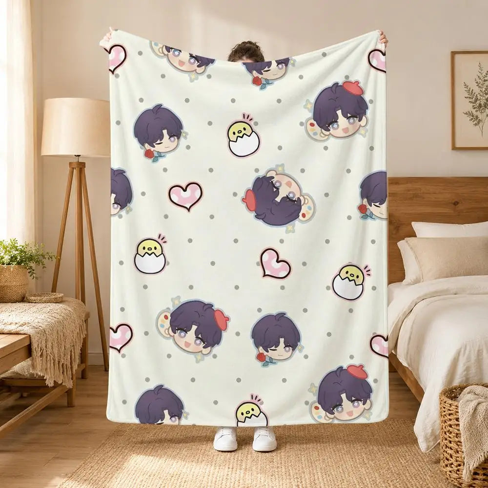 Ultra Soft Flannel Throw Blanket — Cozy Plush Fabric for Home and Travel