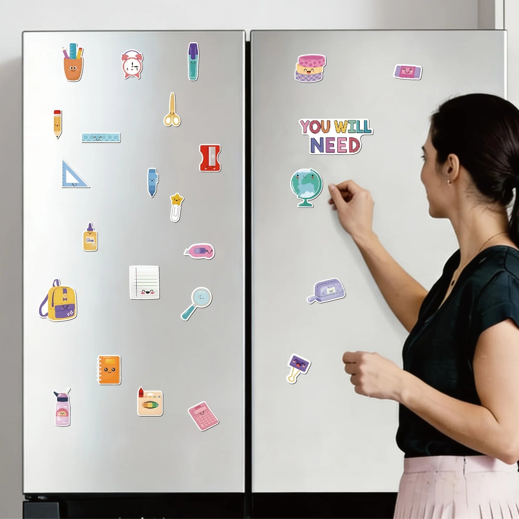 Colorful Classroom Whiteboard Magnets — Teacher Organization & Group Activity Set