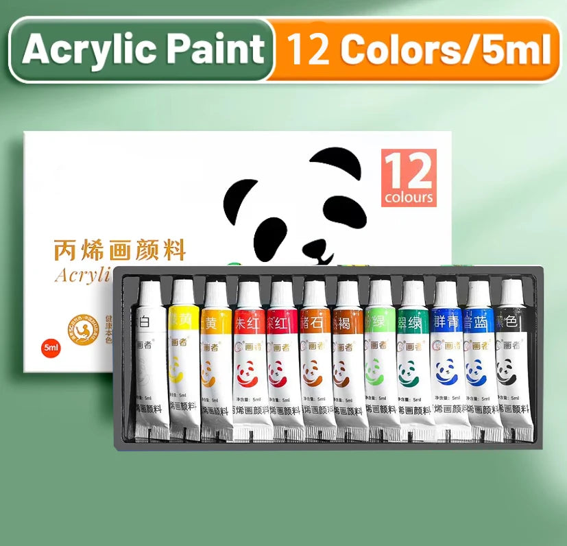 HOPK Acrylic Paint Set — Vibrant Color Bottles for Artists and Beginners