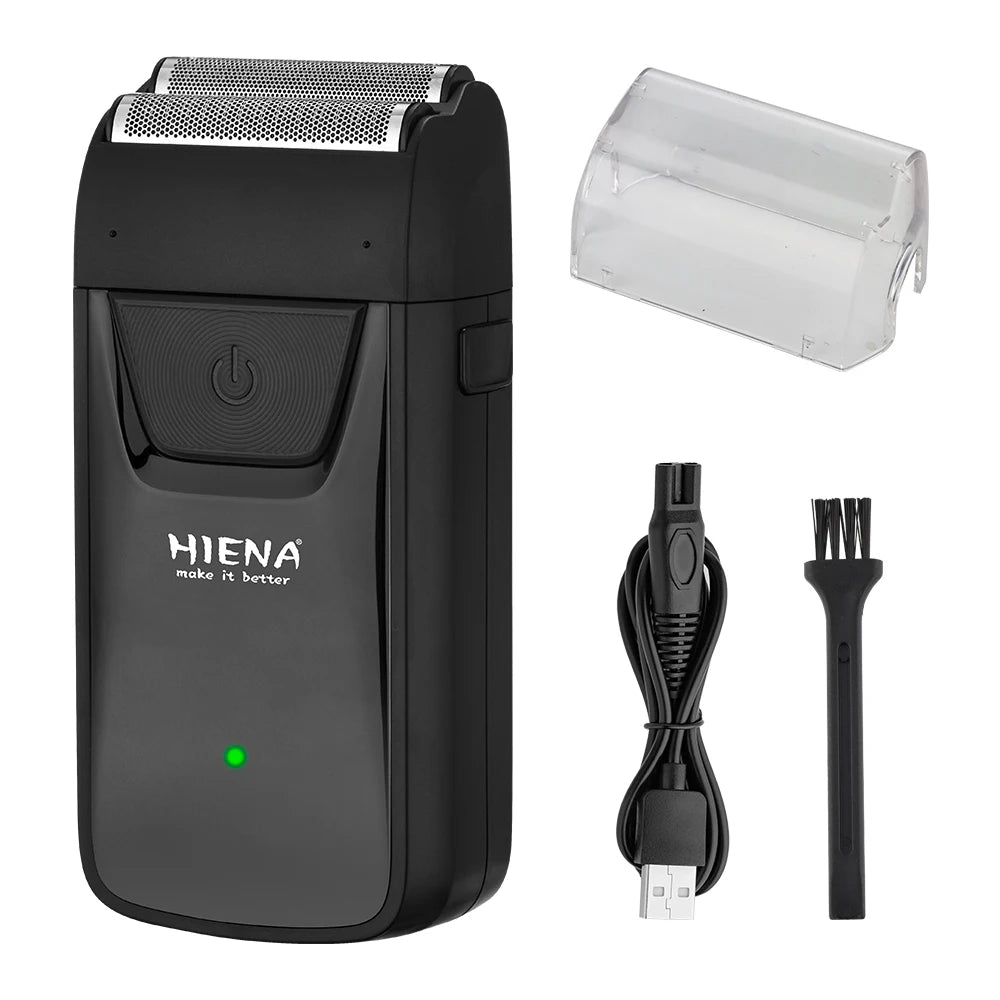 HIENA Professional Electric Shaver — Cordless Beard Trimmer & Hair Clipper