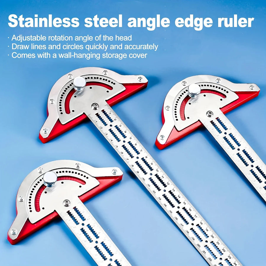 NIUXIANG Precision Woodworking Edge Angle Ruler — Multi-Functional Measuring Tool