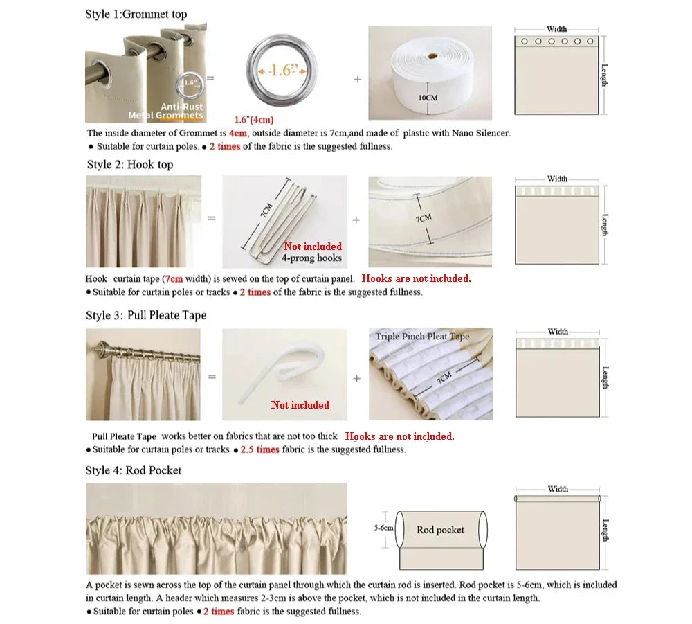 JESSANS White Tulle Sheer Curtains — Luxury Floral Voile Window Drape