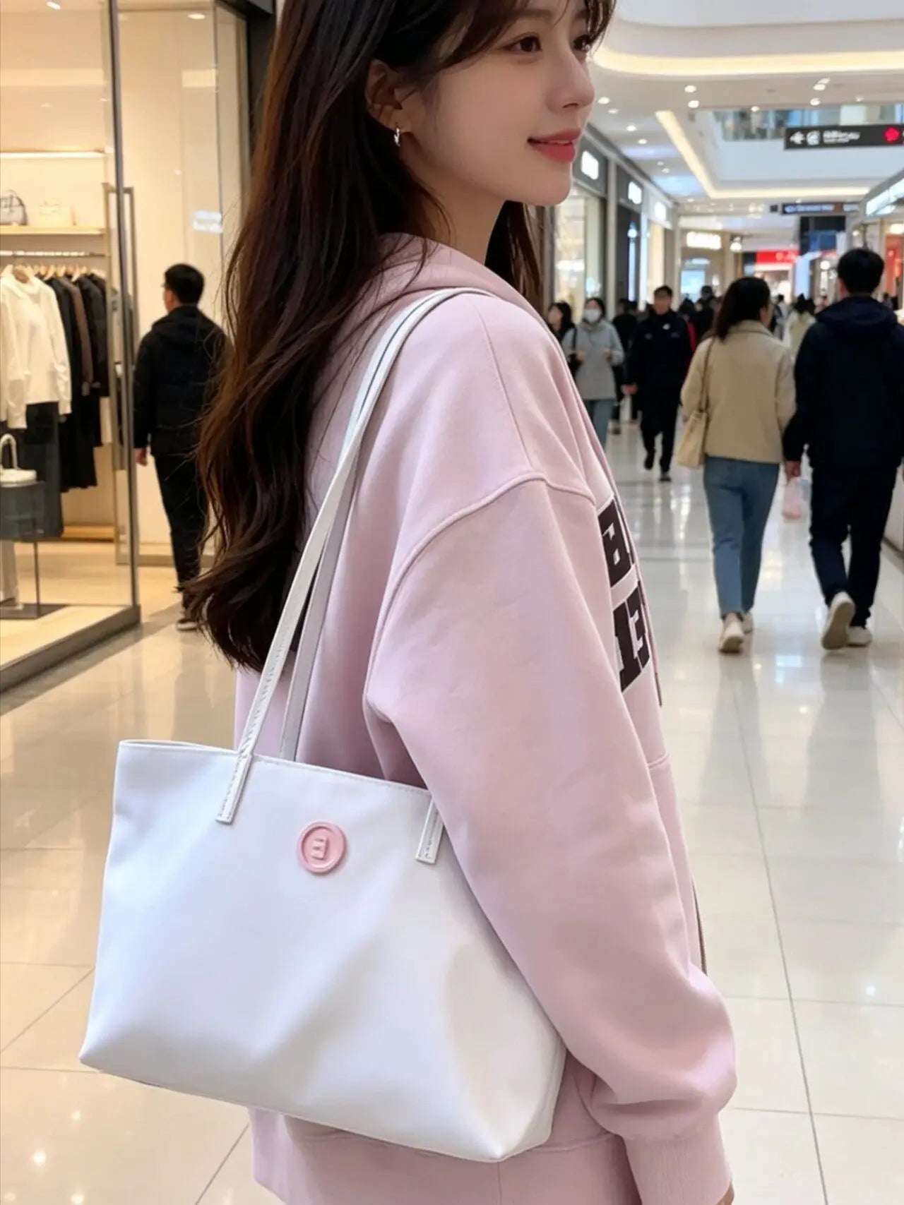 Versatile Large Capacity Shoulder Bag — Stylish Minimalist Crossbody Handbag