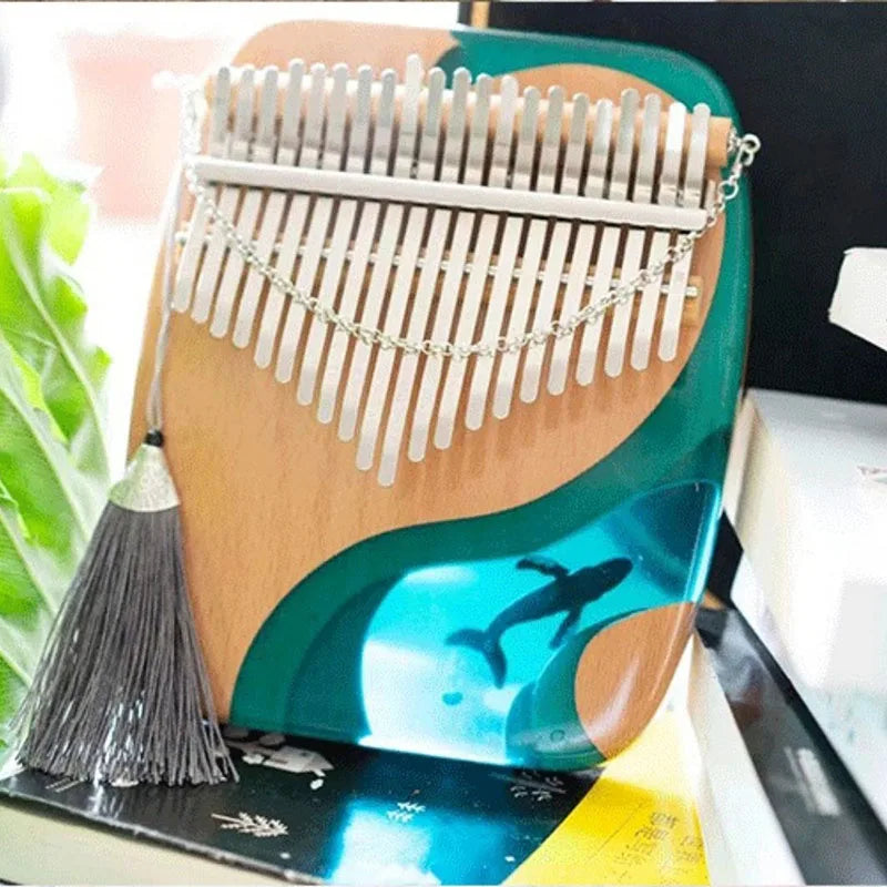 SHXI Resin and Wood Kalimba — Professional Percussion Instrument