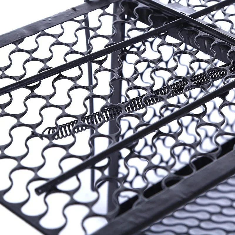 Self-Locking Metal Mouse Trap — Reusable Iron Pest Catcher for Indoor or Outdoor Use