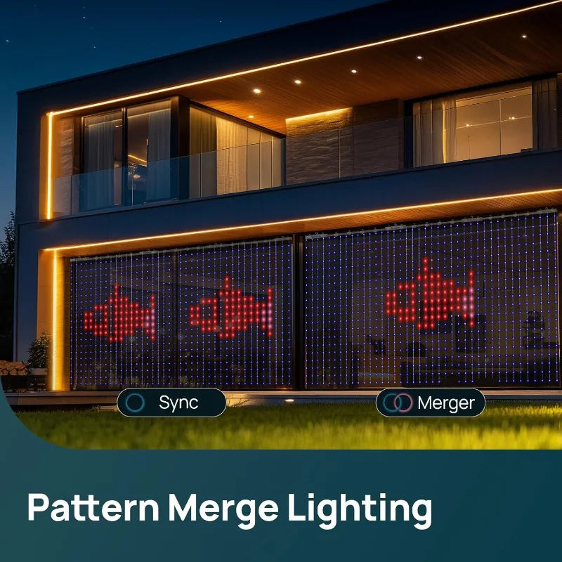 MIMIRGB Smart LED Curtain Lights — Color Changing DIY Fairy String Lights