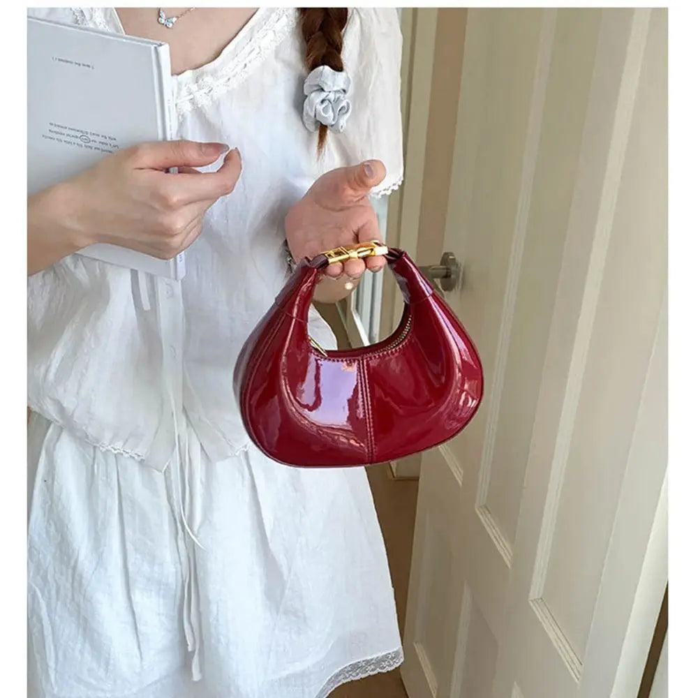Retro Patchwork Mini Handbag — Versatile Crossbody & Shoulder Bag