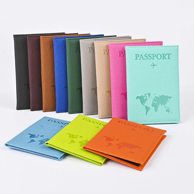 cosyde PU Leather Passport Cover — Travel Document Organizer & Card Holder