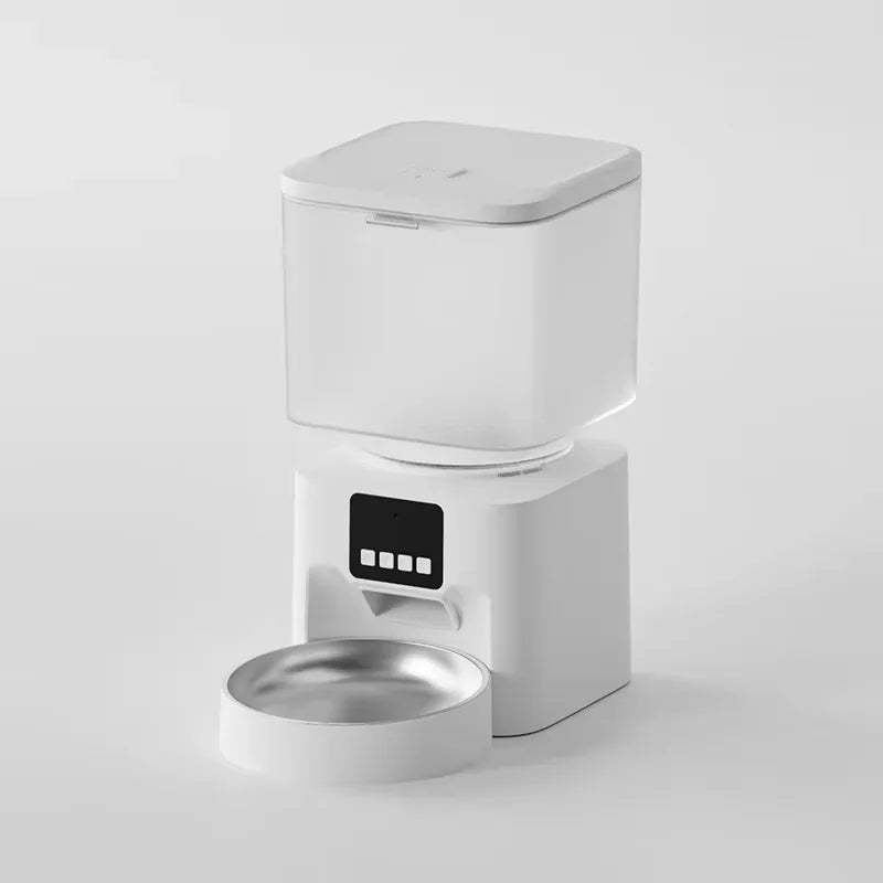 Automatic Dual-Bowl Pet Feeder — Programmable Portion Control Dispenser