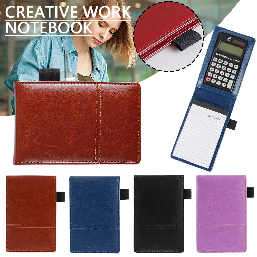 Portable Notebook with Built-in Calculator — Stylish Lightweight Diary