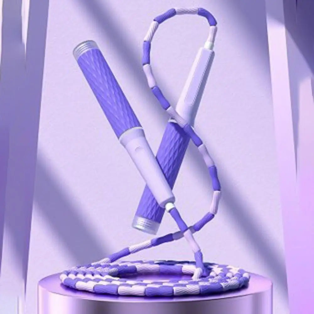 Adjustable Beaded Skipping Rope — Durable Cardio Training Tool