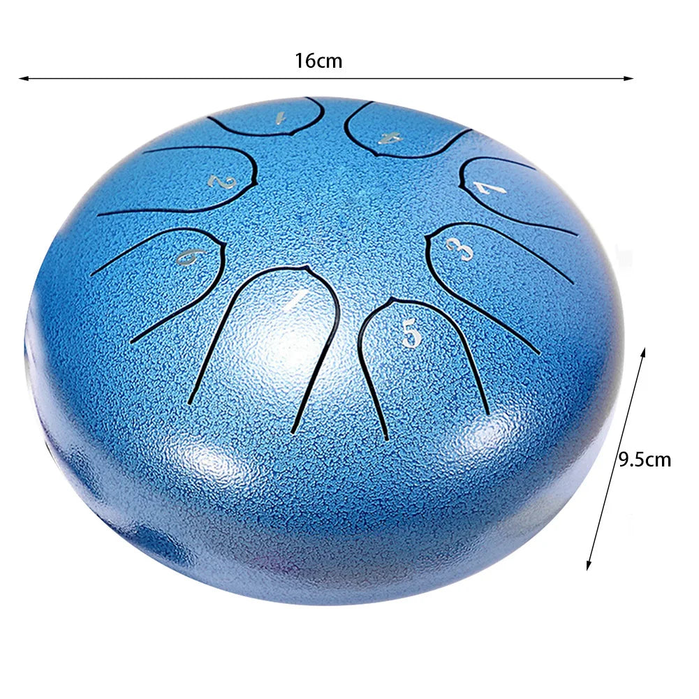 Crazy Stone 3 Inch Handpan Drum — Ethereal Steel Tongue Percussion Kit
