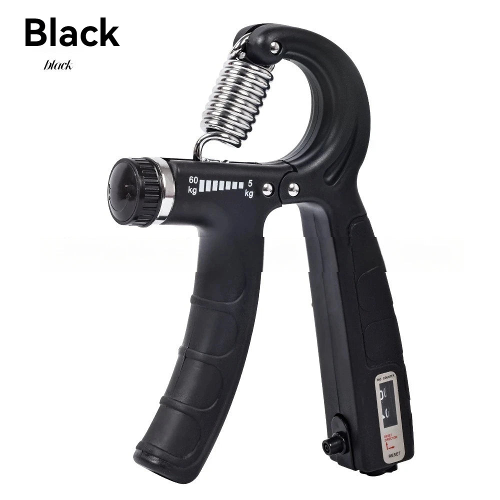 Adjustable Hand Grip Strengthener — Muscle Training Tool with Counter