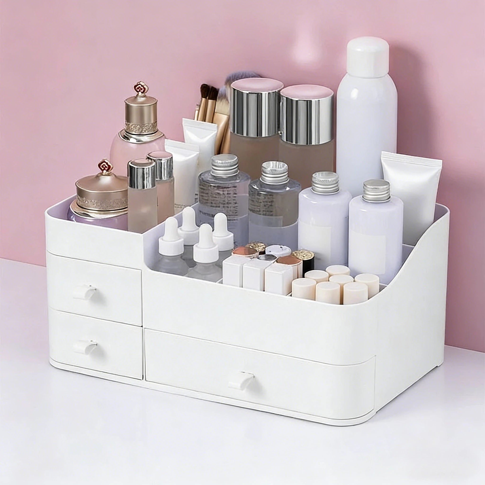 YIYUEQIANLI Desktop Storage Organizer — Multipurpose Cosmetic & Office Drawer