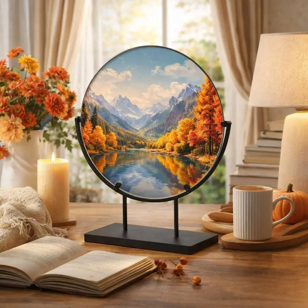 Iron Metal Easel Stand — Sturdy Display Rack for Art and Plates