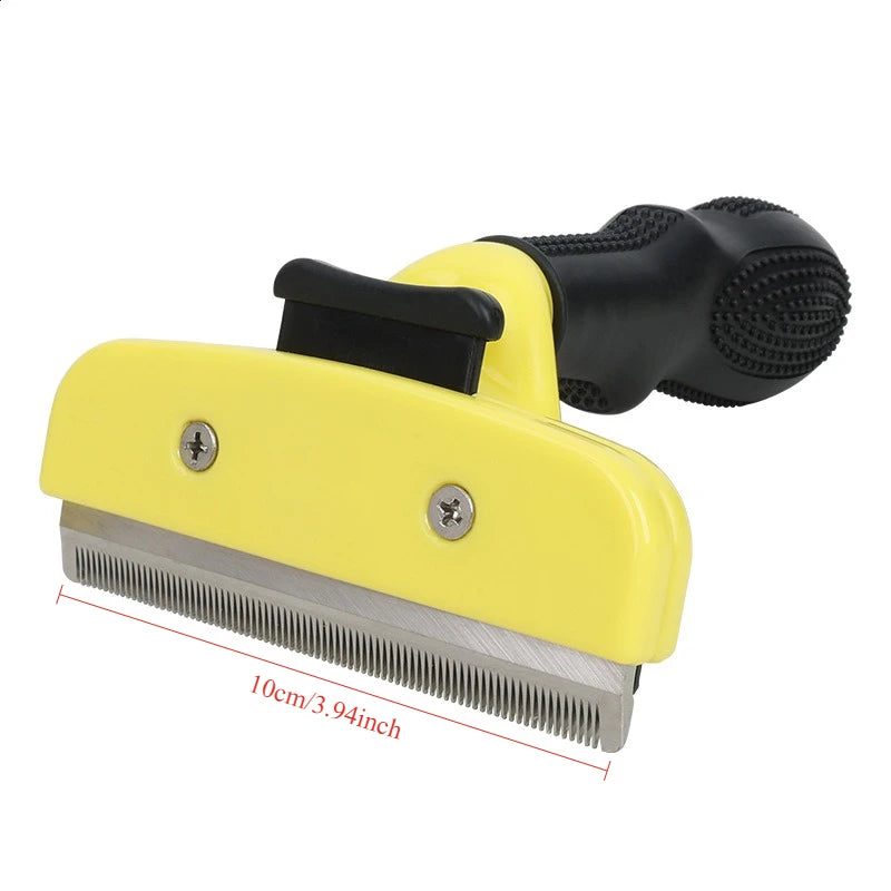 Pet Hair Remover Brush — Professional Grooming Comb for Dogs and Cats