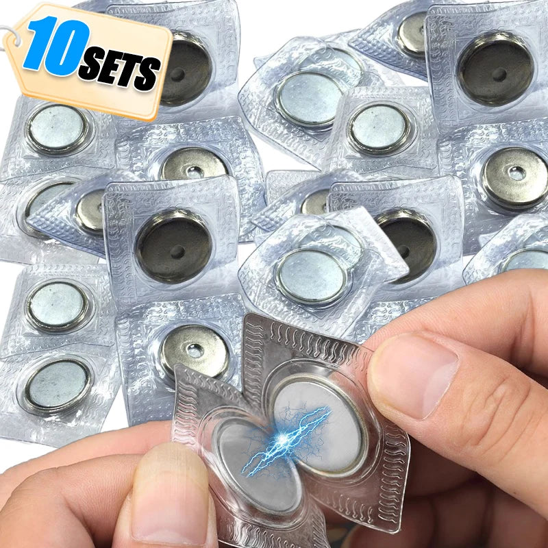 Magnetic Metal Snap Buttons — Invisible Fasteners for Bags and Clothing