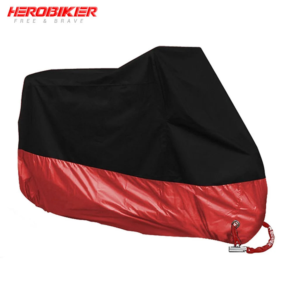 Waterproof Motorcycle Cover — All-Weather Dustproof & UV Protective Coat