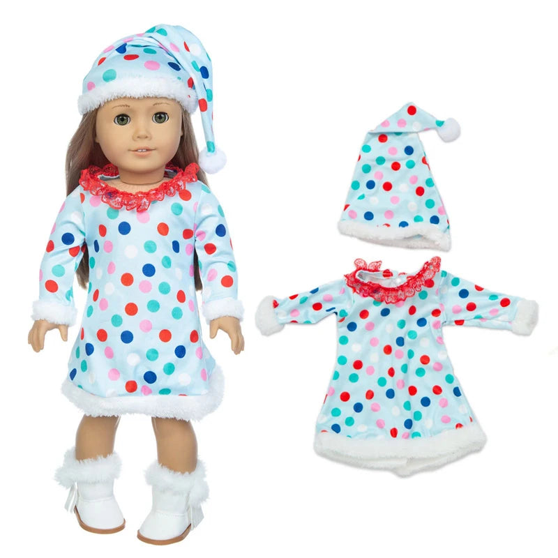 Miao Mama ai wawa Winter Doll Coat — Warm Outfit for 18 Inch Dolls
