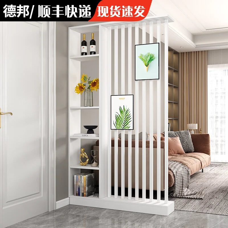 Modern Simple Room Divider — Elegant Wood Entrance Screen & Partition
